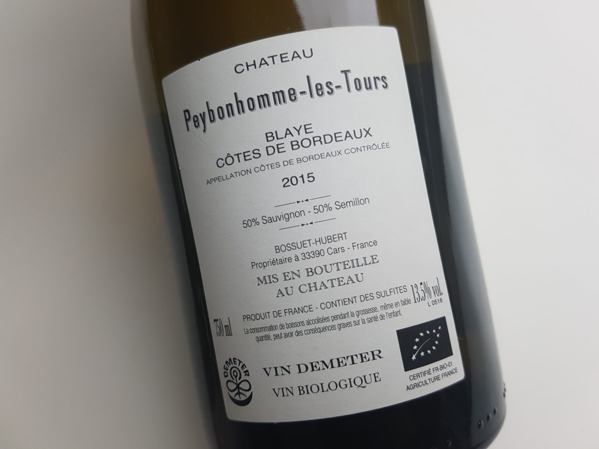 chateau peybonhomme les tours 2015