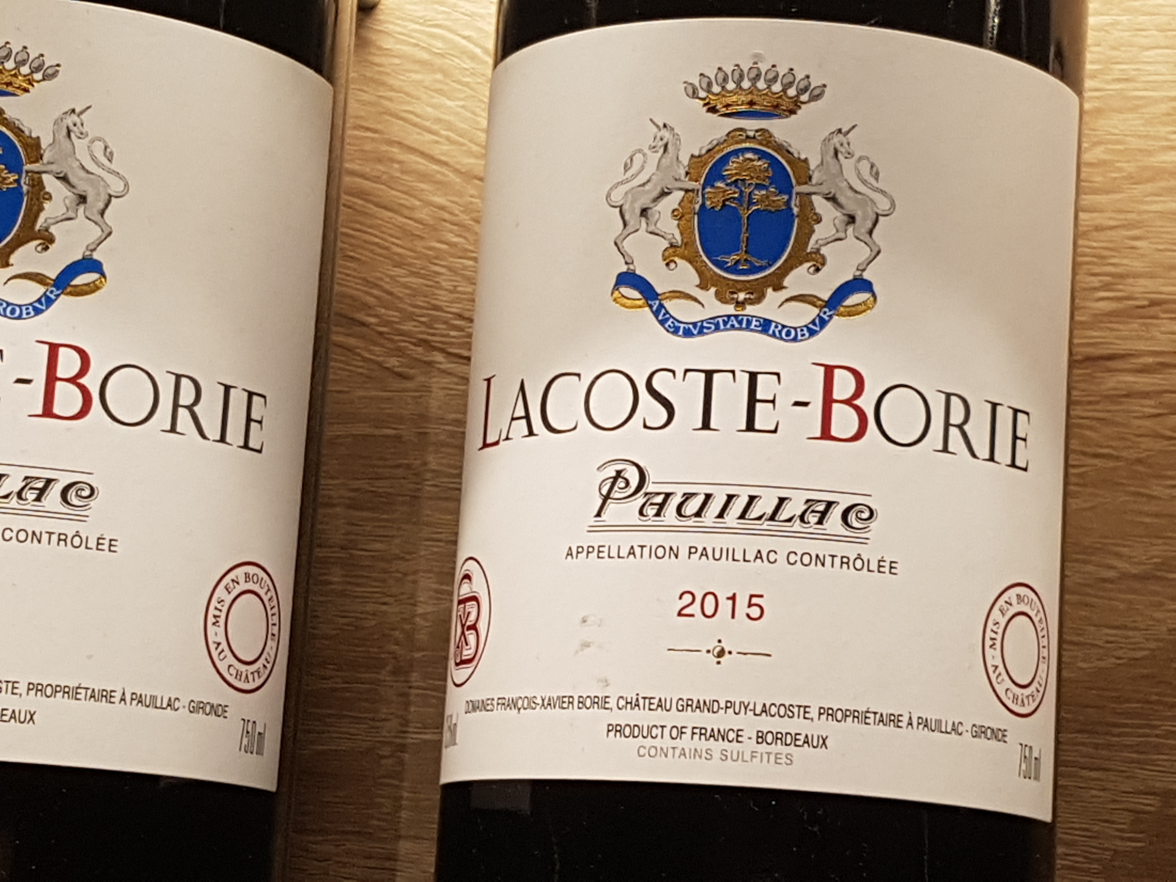 Le vin de la situation #2 | Première rencontre avec le beau-père Lacoste Borie 2015 – Pauillac – Vinogusto
