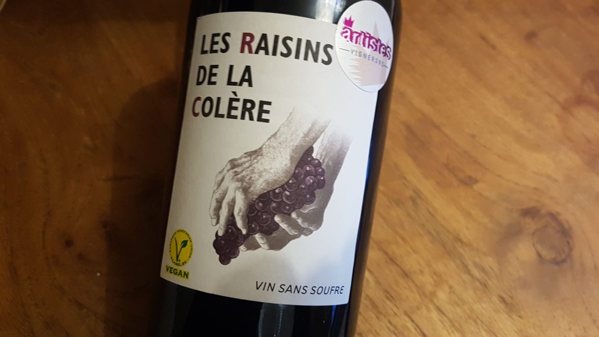 Les Raisins de la Colère 2018 Vin de France Vinogusto