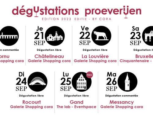 Grote cora Wine proeverijen in Brussel op 23/9 en in Gent op 25/9 : inschrijvingen zijn open !